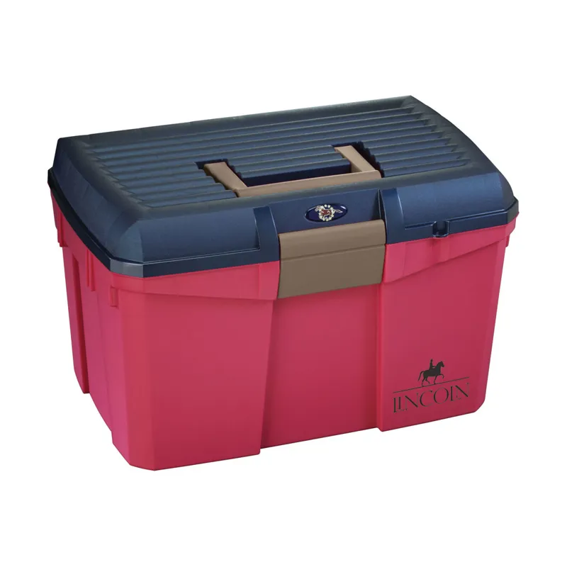 Tack Box - Raspberry/Blue